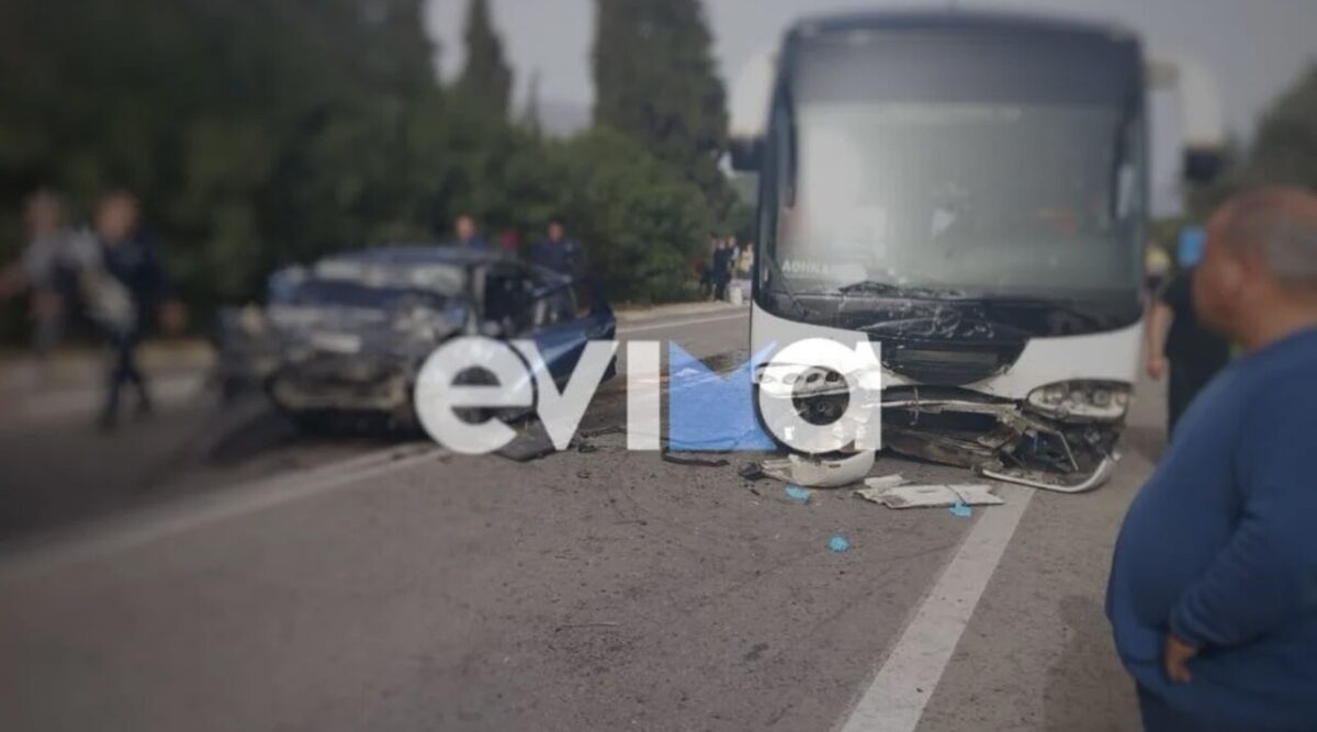 Λεωφορείο του ΚΤΕΛ σuγκρούστηκε με αυτοκίνητο – Νεκpός ο οδηγός του ΙΧ