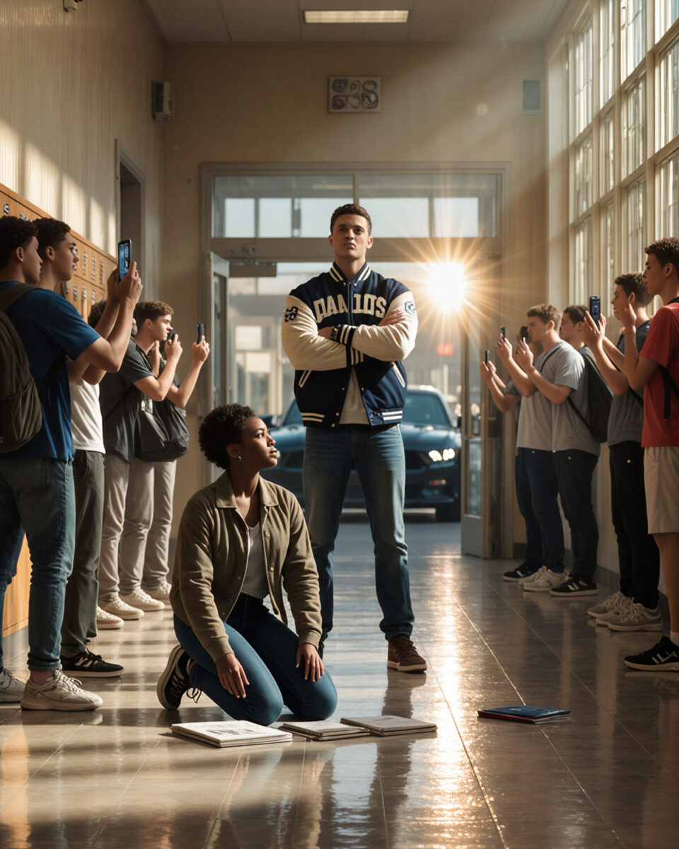 Ο νταής νόμιζε πως θα φοβίσει το ήσυχο καινούριο κορίτσι — όμως η επόμενη κίνησή της ανέτρεψε τις ισορροπίες και άλλαξε το ποιος έκανε κουμάντο.