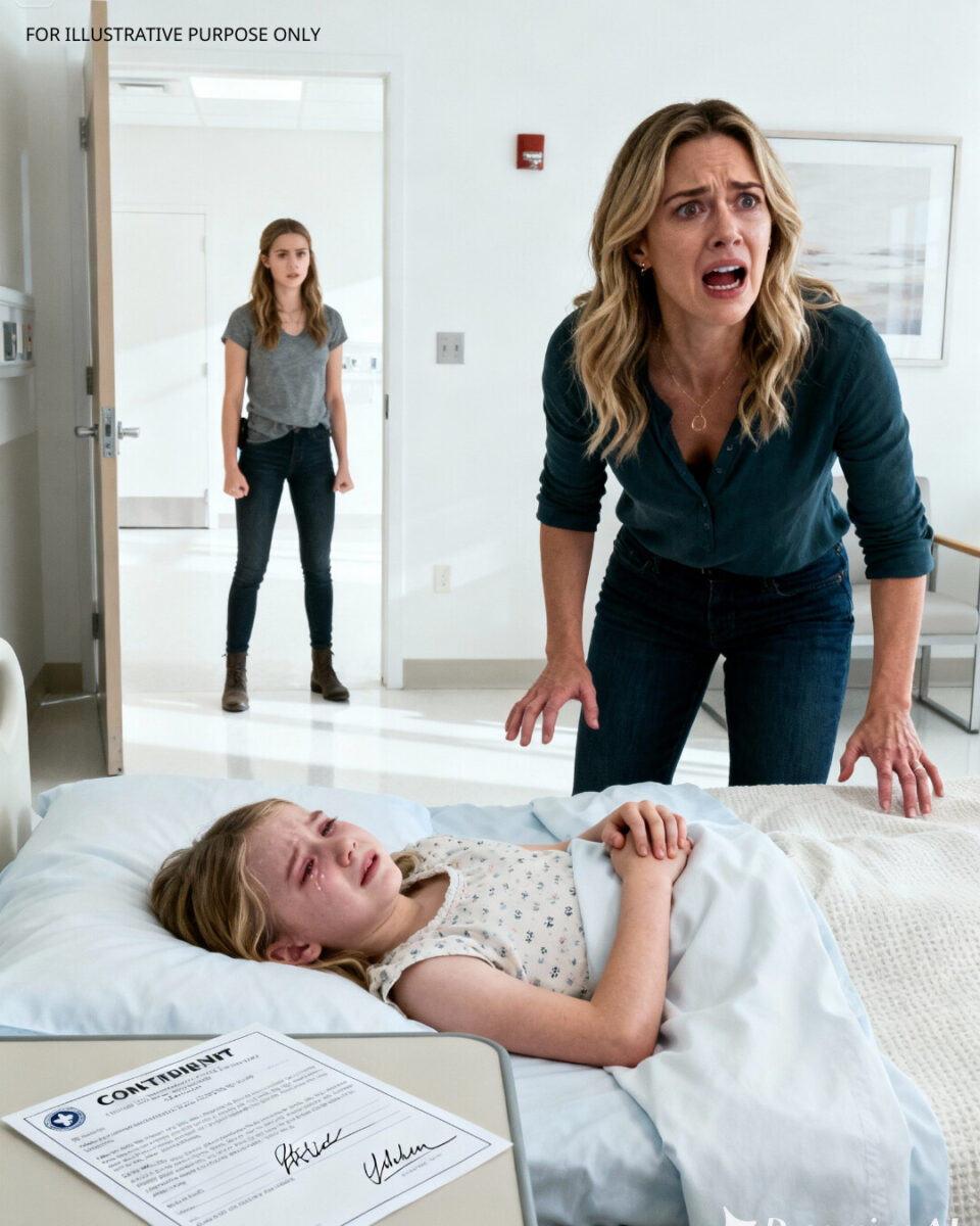 Η 8χρονη κόρη μου λιποθύμησε στο σχολείο και έτρεξα στο νοσοκομείο – αλλά όταν η νοσοκόμα μου είπε «η οικογένειά σας μόλις έφυγε από το δωμάτιο της κόρης σας», κατάλαβα ότι κάποιος είχε πάρει τη θέση μου πριν καν φτάσω…