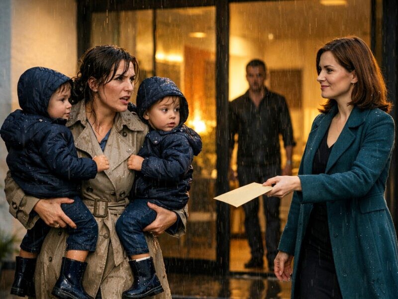 Έδιωξε τη γυναίκα του και τα παιδιά του από το σπίτι. Αλλά, ενάντια σε κάθε προσδοκία, η υποτιθέμενη ερωμένη του τους ακολούθησε… της έβαλε δέκα χιλιάδες δολάρια στο χέρι και της ψιθύρισε απαλά: «Γύρνα σε τρεις μέρες… μια έκπληξη σε περιμένει.»