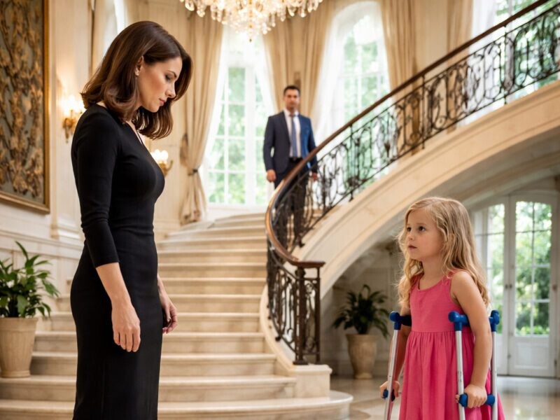 Ένας πλούσιος πατέρας γύρισε σπίτι νωρίτερα από το αναμενόμενο για να εκπλήξει την οικογένειά του — μέχρι τη στιγμή που άκουσε την ανάπηρη κόρη του να κλαίει… και ανακάλυψε το μυστικό σχέδιο που η μητριά του ετοίμαζε εδώ και χρόνια