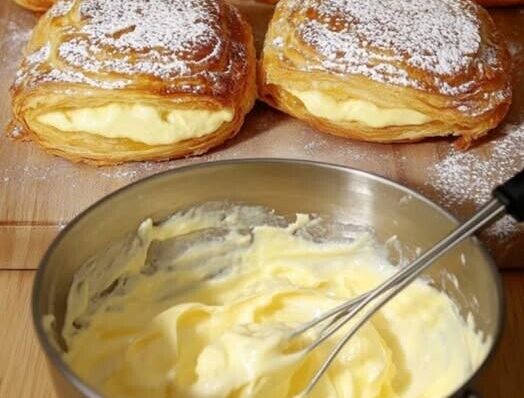 Το γλυκό με σφολιάτα και κρέμα βανίλιας που λιώνει στο στόμα – Έτοιμο σε λίγα λεπτά και μοιάζει με ζαχαροπλαστείου