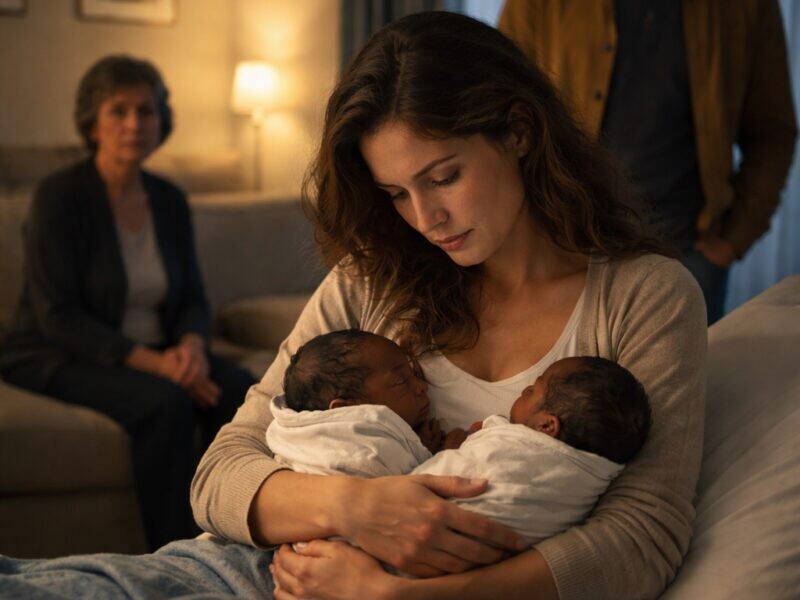 Όταν γεννήθηκαν τα δίδυμά μας, μείναμε έκπληκτοι από τα απρόσμενα χαρακτηριστικά τους. Η πεθερά μου πρότεινε αμέσως ένα τεστ DNA, αλλά ήταν η ήρεμη αντίδραση του συζύγου μου που με συγκλόνισε περισσότερο