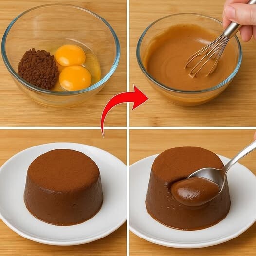 Ανακάτεψε 2 αυγά με καφέ! Θα εκπλαγείτε! Σε 10 λεπτά! Ένα επιδόρπιο χωρίς ψήσιμο και αλεύρι