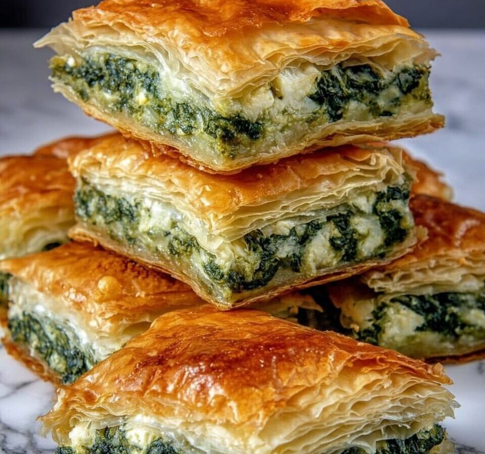 Σφολιατάκια με σπανάκι και φέτα – εύκολο και γρήγορο