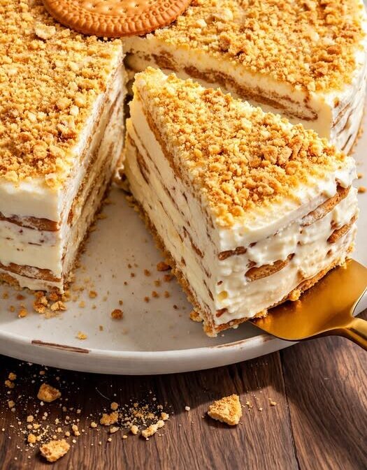 Το εύκολο γλυκό ψυγείου με μπισκότα και καφέ που θα λατρέψεις