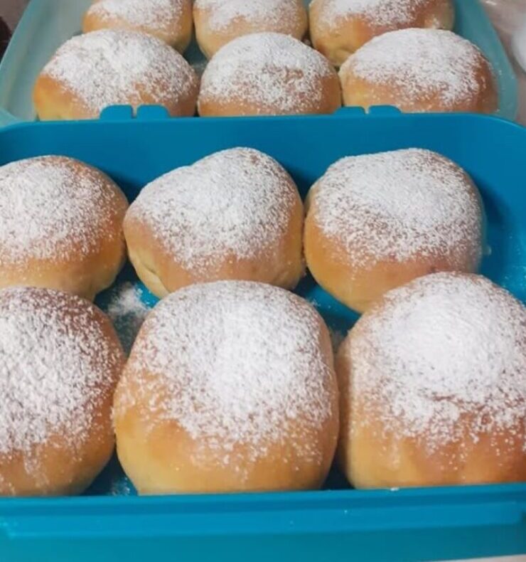 Τα ντόνατς φούρνου με μερέντα που εξαφανίζονται μόλις βγουν από τον φούρνο!