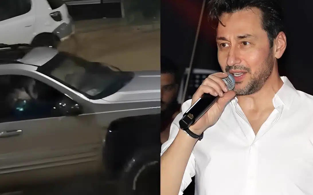 Πάνος Καλίδης: Βγήκε με το τζιπ στους πλημμυρισμένους δρόμους για να βοηθήσει κόσμο εν μέσω κακοκαιρίας