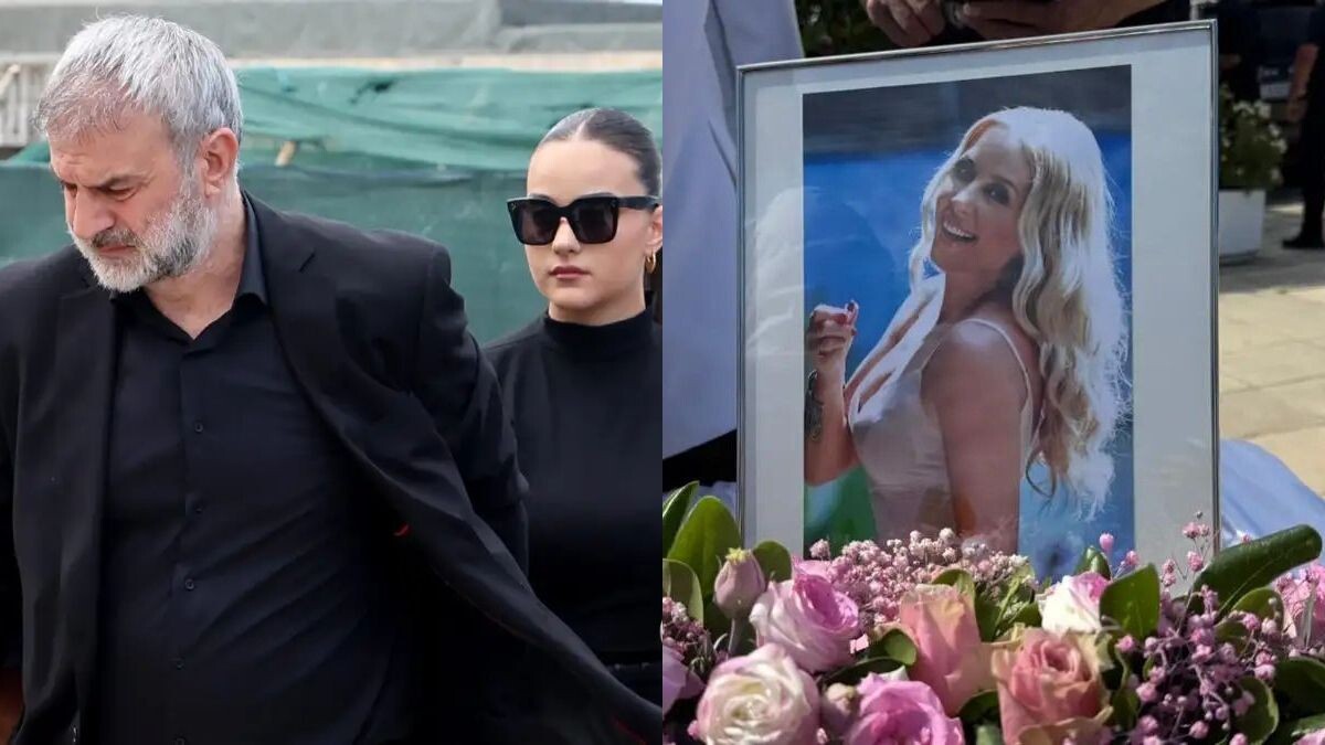 «Πάγωσε» το πανελλήνιο στην κηδεία της Μαστροκώστα: Η στιγμή που ο Τραϊανός Δέλλας φτάνει χέρι χέρι με την κόρη του