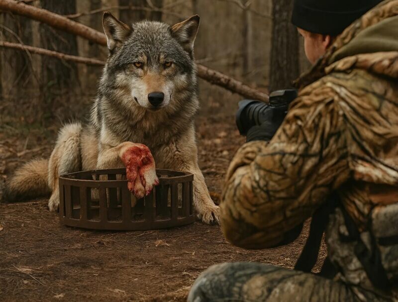 Ένας τουρίστας παρατήρησε έναν λύκο που είχε παγιδευτεί και δεν μπορούσε να ελευθερωθεί: ο άντρας αποφάσισε να σώσει το καημένο ζώο, αλλά την επόμενη στιγμή ο λύκος έκανε κάτι εντελώς απρόσμενο