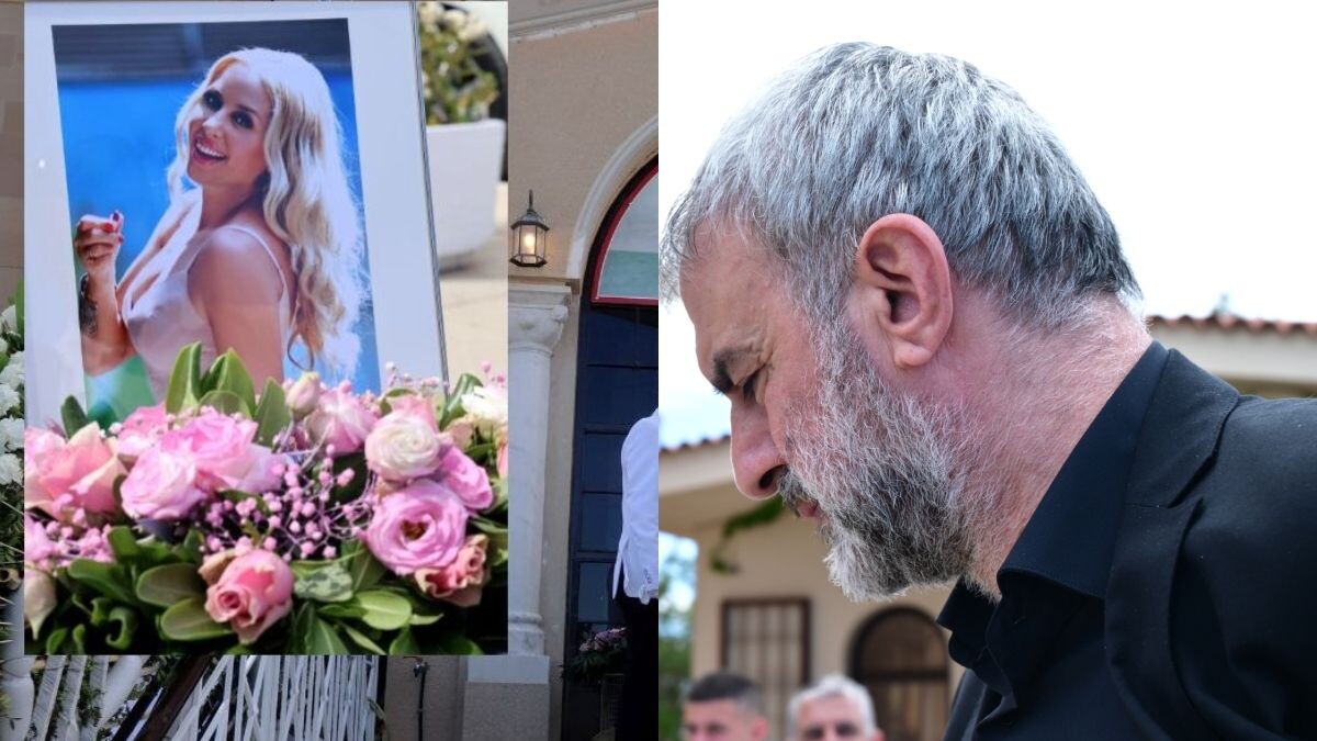 «Ξεκουράσου αγάπη μου, κουράστηκες πάρα πολύ»: Ο σπαρακτικός επικήδειος του Τραϊανού Δέλλα στην κηδεία της Μαστροκώστα