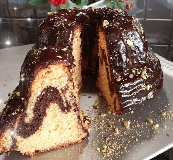 Κέικ πορτοκαλιού με σοκολάτα – αφράτο μαρμπρέ που πετυχαίνει πάντα