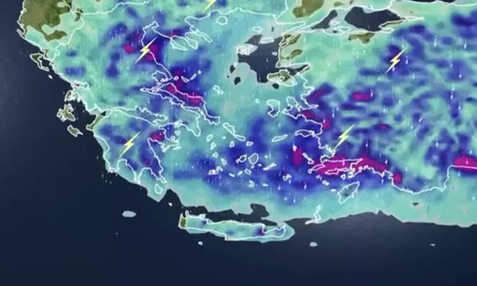 Καιρός: Έρχεται τριήμερο με χαλάζι και καταιγίδες – Οι περιοχές που θα «χτυπήσει» η κακοκαιρία