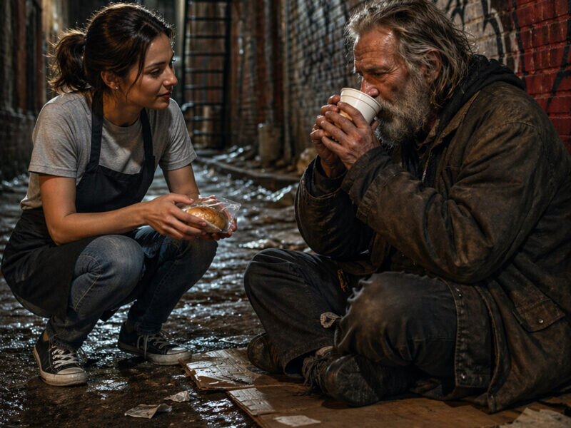 Μια σερβιτόρα πρόσφερε το μοναδικό της γεύμα σε έναν ξεχασμένο ηλικιωμένο… λίγες μέρες αργότερα, τα παιδιά του έφτασαν με άνδρες ασφαλείας και μια συγκλονιστική κατηγορία