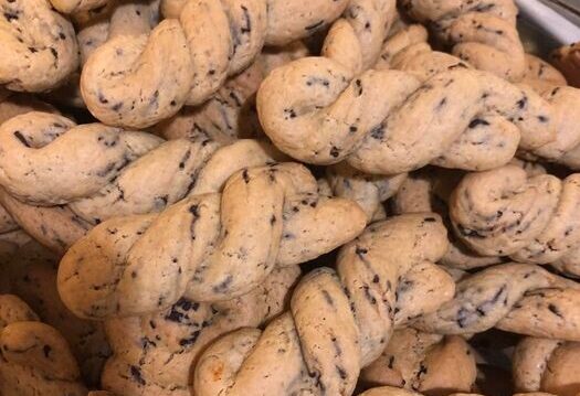 Νηστίσιμα Κουλουράκια με Ταχίνι, Πορτοκάλι και Σοκολάτα