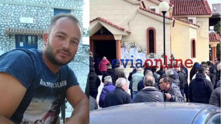 Θρήνος στην κηδεία του 39χρονου Μιχάλη που πέθανε από ηλεκτροπληξία – Λιποθύμησε η….