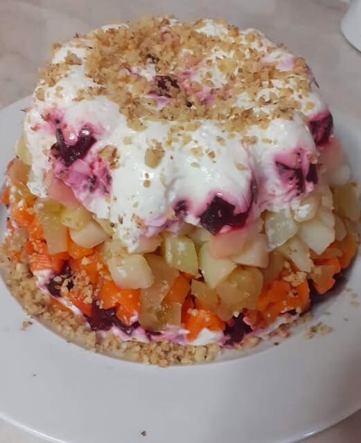 Γιορτινή σαλάτα με πατζάρια και πατάτα: Εντυπωσιακή συνταγή