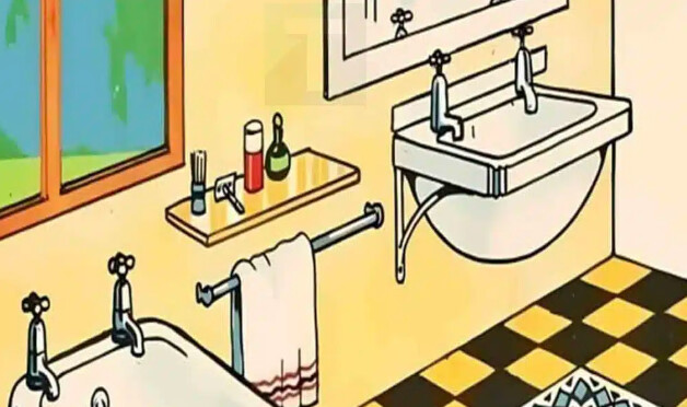 Μπορείτε να εντοπίσετε το κρυμμένο λάθος σε αυτήν την εικόνα του μπάνιου; Μόνο οι πιο παρατηρητικοί θα το βρουν