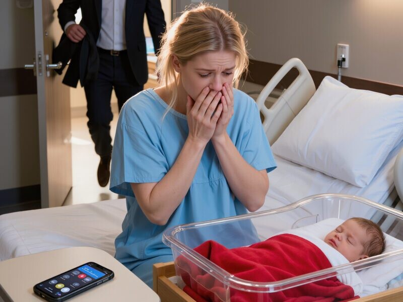 Μια διαζευγμένη μητέρα, που αναρρωνόταν σε νοσοκομείο της Φλόριντα μετά τον τοκετό, αρνήθηκε την πρόσκληση του πρώην συζύγου της για τον γάμο του — μέχρι που εκείνος μπήκε πανικόβλητος στο δωμάτιό της, αφού η αρραβωνιαστικιά του είδε μια φωτογραφία του μωρού που δεν της είχε ποτέ αναφέρει