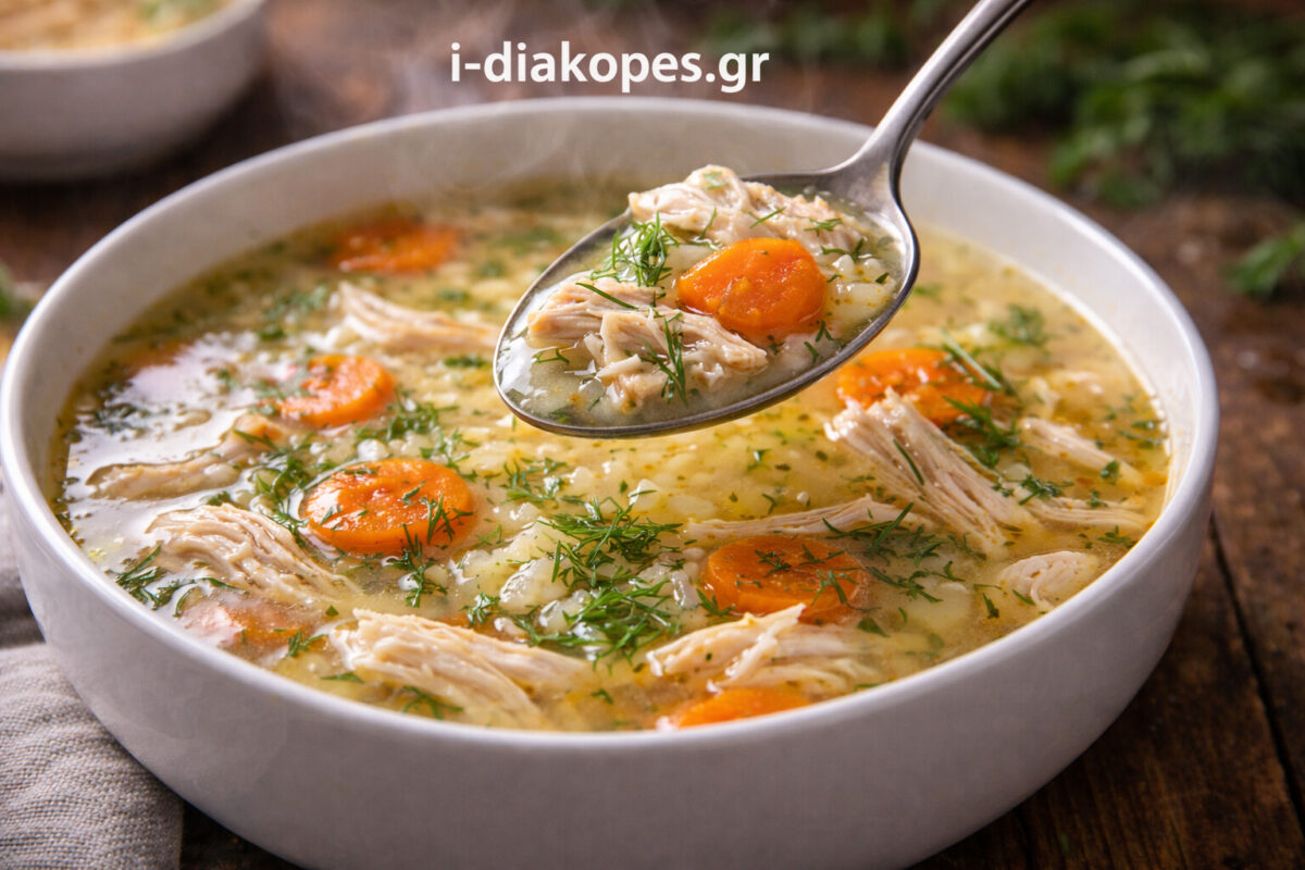 Αχνιστή κοτoσουπίτσα: Πεντανόστιμη και χουχουλιάρικη σε 5 βήματα