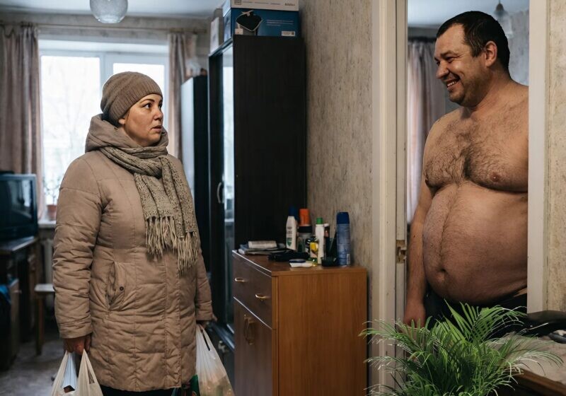 Γύρισα στο σπίτι δύο ώρες νωρίτερα απ’ ό,τι συνήθως και αμέσως άκουσα παράξενους ήχους να έρχονται από την κρεβατοκάμαρά μας. Στην αρχή σκέφτηκα ότι είχαν μπει διαρρήκτες στο διαμέρισμα, αλλά εκείνη τη στιγμή από το δωμάτιο βγήκε ο άντρας μου — εντελώς γυμνός