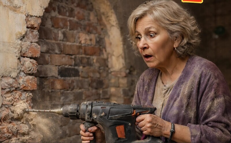 Μετά τον θάνατο του συζύγου της, μια εβδομηντάχρονη γυναίκα αποφάσισε για πρώτη φορά έπειτα από σαράντα χρόνια γάμου να κάνει ανακαίνιση στο σπίτι τους, και αυτό που ανακάλυψε πίσω από έναν χοντρό τοίχο την γέμισε πραγματικό τρόμο