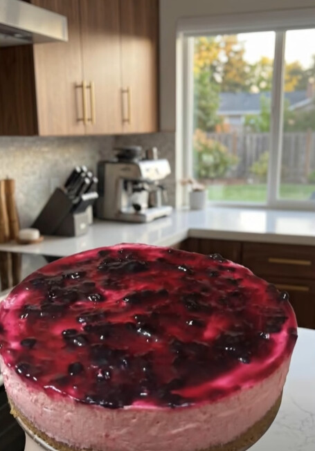 Δοκίμασα να κάνω κρύο τσιζκέικ με κόκκινα φρούτα χωρίς φούρνο και η συνταγή το απογείωσε