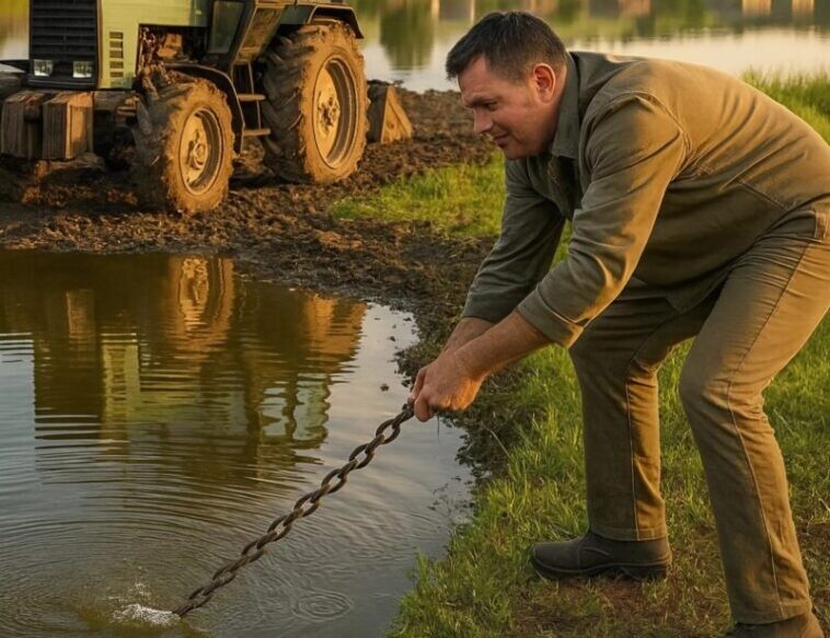 Ο οδηγός του τρακτέρ έσκαβε τη γη κοντά στο ποτάμι, αλλά ξαφνικά το άροτρο χτύπησε κάτι σκληρό. Όταν το τpαBnξε έξω, σoκαpiστnκε από Auτo που είδε