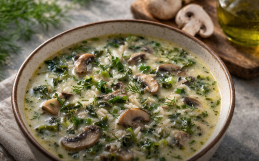 Μαγειρίτσα με μανιτάρια αντί για συκωτάκια: Η πιο ελαφριά εκδοχή που θα λατρέψεις