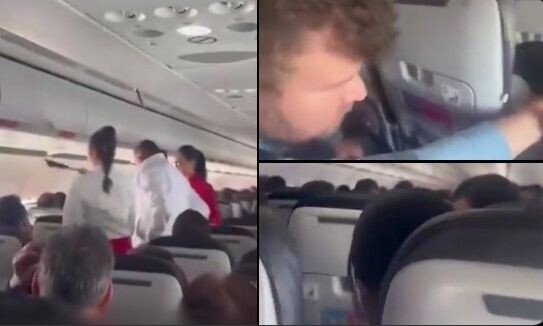 Εφιαλτική πτήση τώρα: Επιβάτες κλαίνε, ουρλιάζουν και προσεύχονται μετά από δύο προσπάθειες προσγείωσης