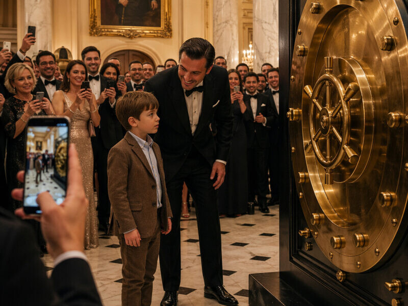 «Σου δίνω δέκα χιλιάδες αν το ανοίξεις», είπε με ένα ειρωνικό χαμόγελο… Αυτό που βρέθηκε μέσα άφησε όλους άφωνους…