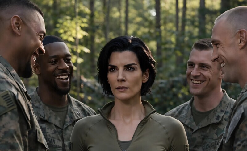 Οι στρατιώτες στο δάσος κορόιδευαν μια νεοσύλλεκτη, πιστεύοντας ότι ένα απλό κορίτσι δεν ήταν αντάξιό τους, αλλά μια πράξη της έκανε όλους να σωπάσουν από σοκn