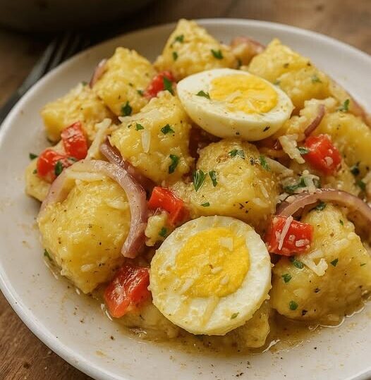 Η πατατοσαλάτα που τρως για βραδινό χωρίς τύψεις — έτοιμη σε χρόνο μηδέν!