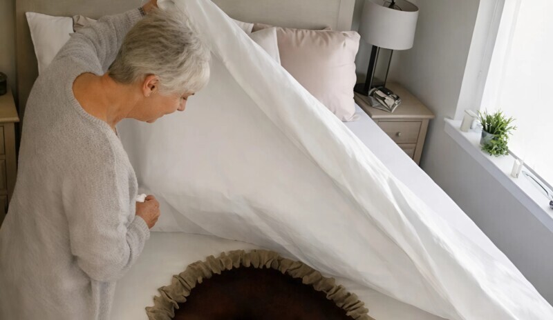 Η νύφη άλλαζε τα σεντόνια σχεδόν κάθε μέρα, δικαιολογώντας το με την αγάπη της για την καθαριότητα: όμως μια μέρα η πεθερά σήκωσε το πάπλωμα, είδε ένα παράξενο σημάδι στο σεντόνι και έμαθε ένα τρομερό μυστικό για τη νύφη