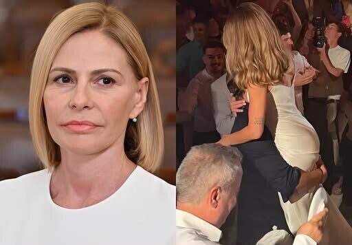 Τζένη Μπαλατσινού: Με κίτρινη τουαλέτα στο γλέντι για τον γάμο της κόρης της στη Μεσσηνία-Εξαφανισμένος ο υπουργός Κικίλιας