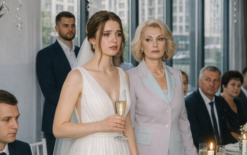 Βγήκα από την τουαλέτα την ημέρα του γάμου μου, και όταν επέστρεφα στη θέση μου, ένας σερβιτόρος με άρπαξε ξαφνικά από το χέρι και είπε: «Μην πιείτε από το ποτήρι σας, η πεθερά σας, έβαλε κάτι μέσα»