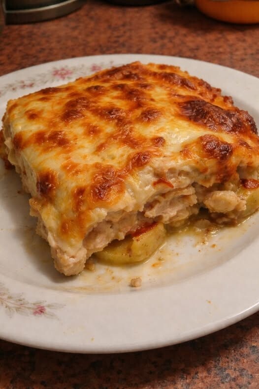 Κοτόπουλο με πατάτες ογκρατέν: Το πιο ζουμερό και εύκολο φαγητό φούρνου