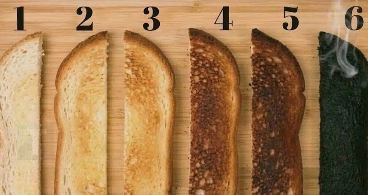 Ποια φέτα ψωμί είναι ψημένη στην εντέλεια;