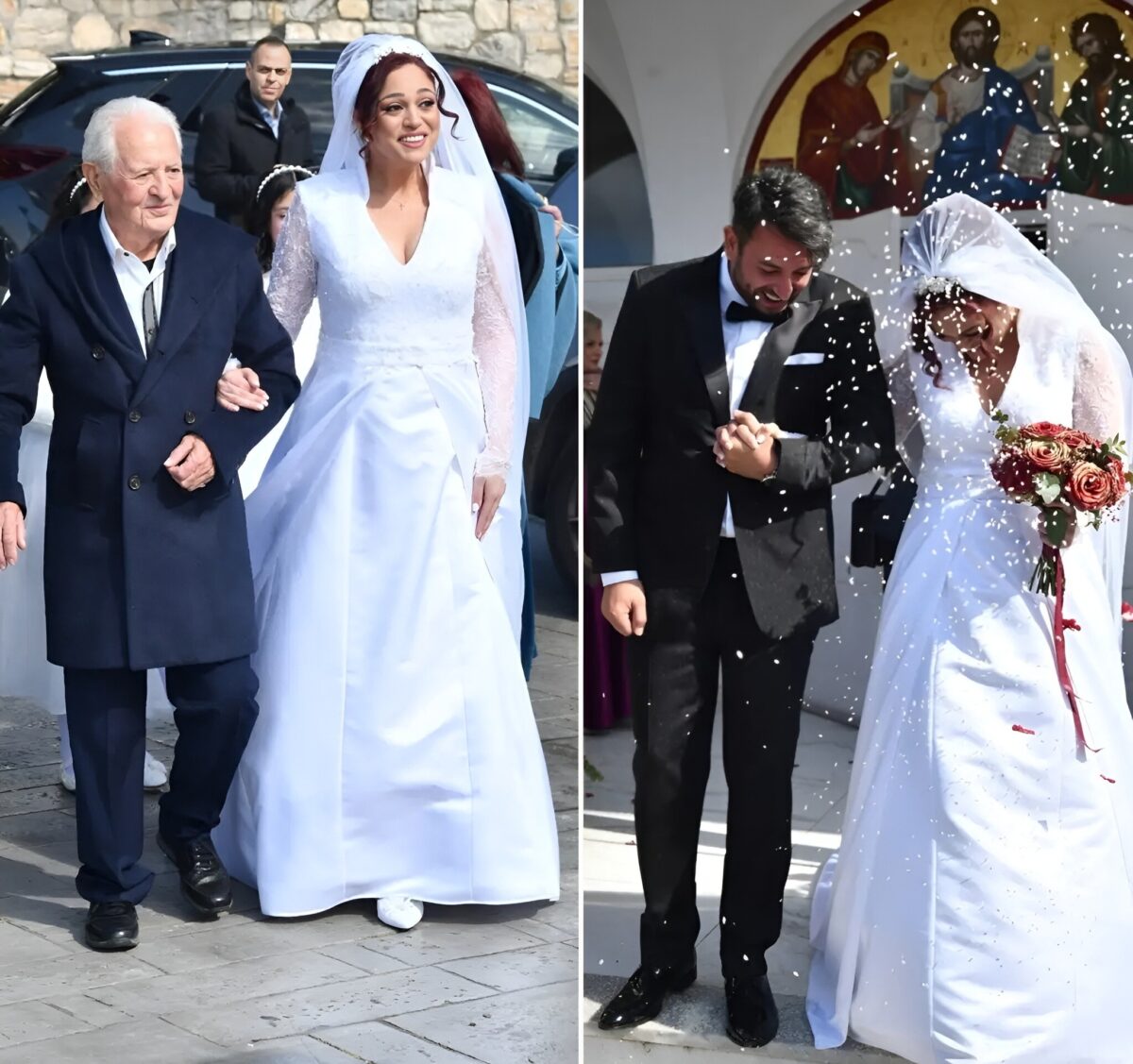 Παντρεύτηκαν η Μπάγια Αντωνοπούλου και ο Νίκος Κώτσης λιγο πριν γίνουν γονείς για πρώτη φορά – Φωτογραφίες & Βίντεο