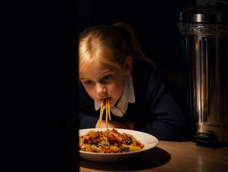 Την συνέλαβε η κόρη της οικιακής βοηθού του να τρώει τα υπόλοιπα από τα σκουπίδια, μέσα στη νύχτα… Ο δισεκατομμυριούχος ήταν έτοιμος να την απολύσει… μέχρι που είδε αυτό