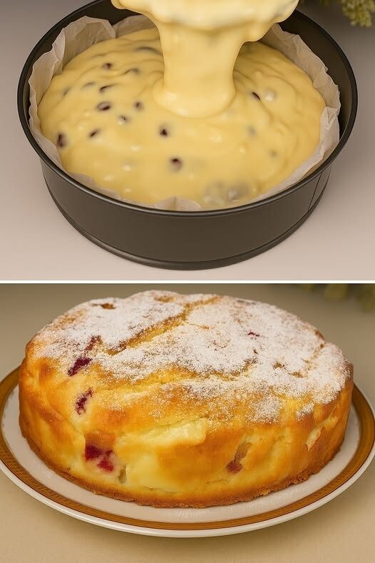 Ανακατέψτε τα όλα μαζί και βάλτε το στο φούρνο. Ένα ντελικάτο και νόστιμο επιδόρπιο σε μόλις 25 λεπτά με φτηνά υλικά