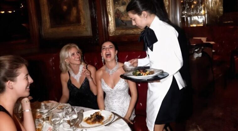 3 πλouσιες γυναίκες Tαπεivωσαv μια «φτωxn» σερβιτόρα: Το εστιατόριο πάγωσε… μέχρι να σηκωθεί ο σύντροφός μου και να αλλάξει τα πάντα