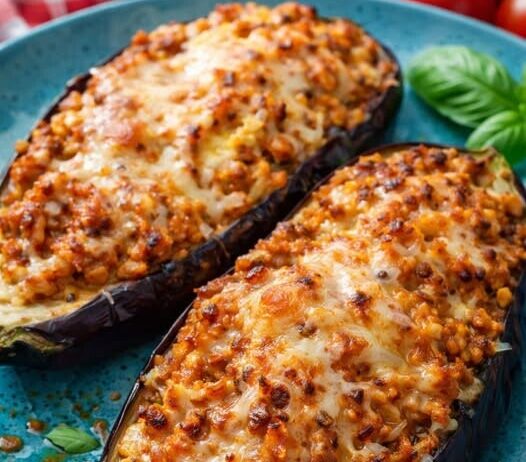 Οι πιο νόστιμες μελιτζάνες γεμιστές που έχω φτιάξει ποτέ
