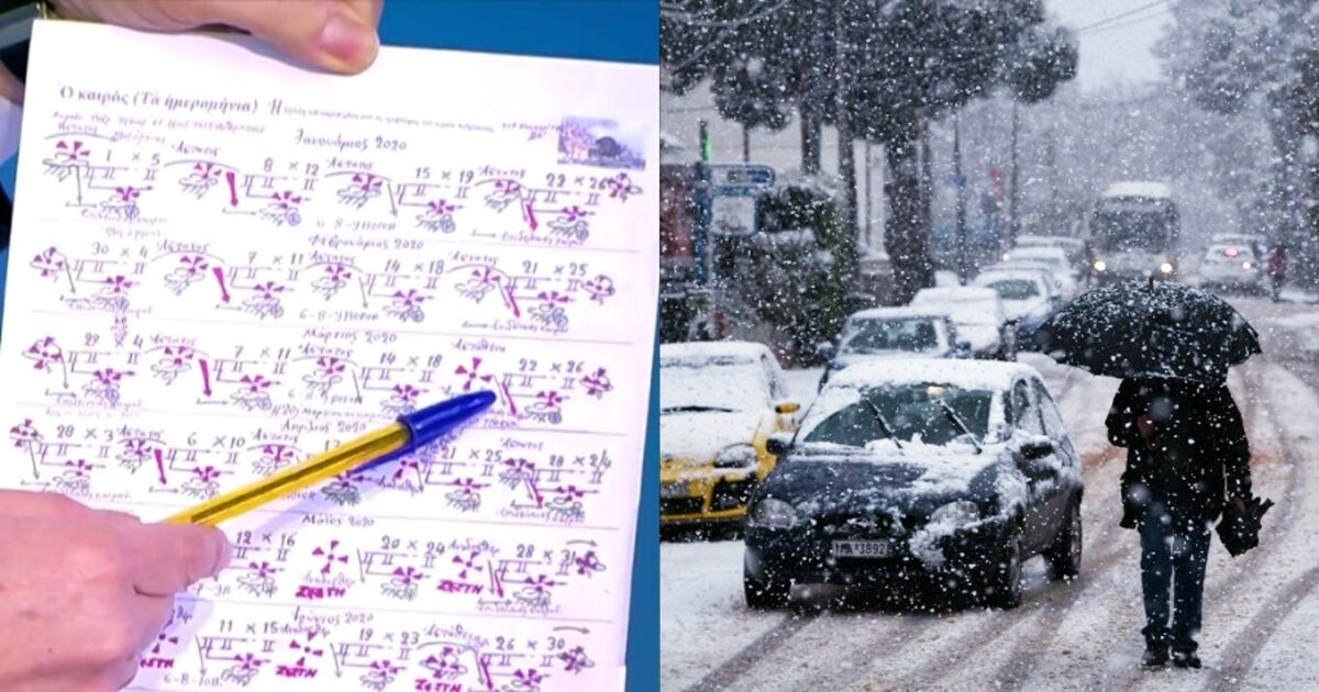 Μερομήνια: Βγήκε η πρόβλεψη για τα Χριστούγεννα – Τι καιρό θα έχει τις γιορτές