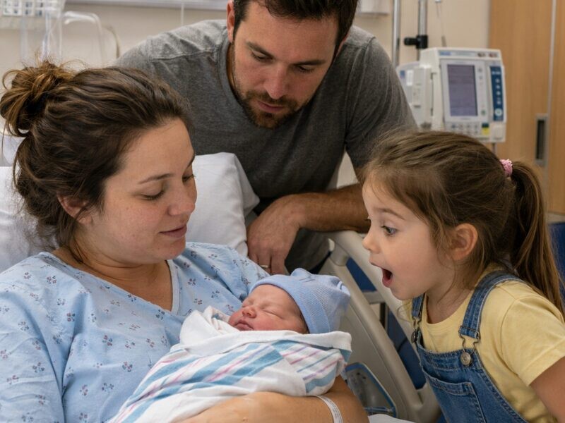 Η 12χρονη κόρη μου κοίταξε το νεογέννητό μου… και μετά ούρλιαξε: «Αυτό δεν είναι ο αδερφός μου!» Λίγες μέρες αργότερα, αυτό που ανακαλύψαμε στο νοσοκομείο με συγκλόνισε…