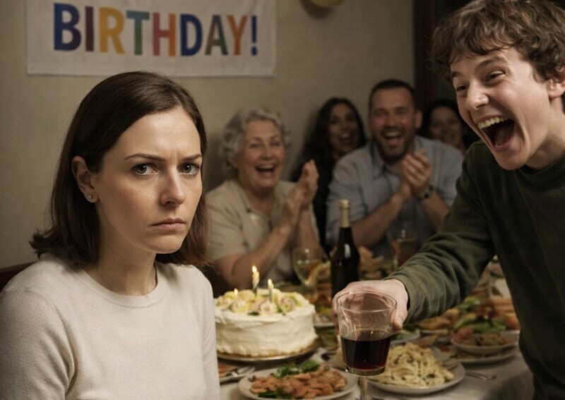 Στη γιορτή της οικογένειας ο ανιψιός μου έριξε επιδεικτικά χυμό πάνω μου και όλοι οι συγγενείς γελούσαν μαζί μου: δεν μπορούσαν καν να φανταστούν ότι λίγες ώρες αργότερα θα στέκονταν έξω από την πόρτα μου και θα με παρακαλούσαν να συγχωρήσω το «ανόητο αγόρι»…