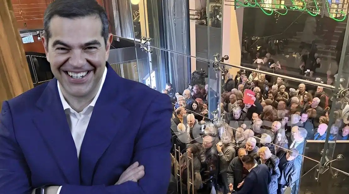 Περήφανος ο Τσίπρας: Λαοθάλασσα έξω από το Θέατρο Παλλάς για την την παρουσίαση του βιβλίου του