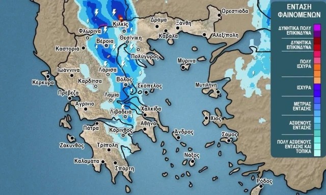 Καιρός: Έρχονται μπόρες και καταιγίδες – Σε ποιες περιοχές θα «χτυπήσει» τις επόμενες ώρες