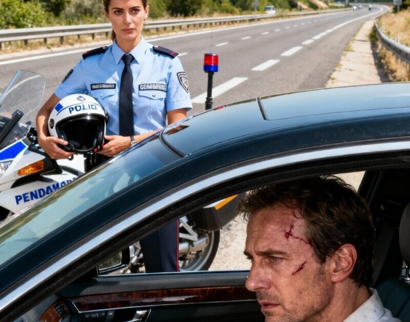 Οδηγούσε με 142 χλμ/ώρα με όριο 90… έπρεπε να του κόψει κλήση… αλλά μια ουλή τα άλλαξε όλα