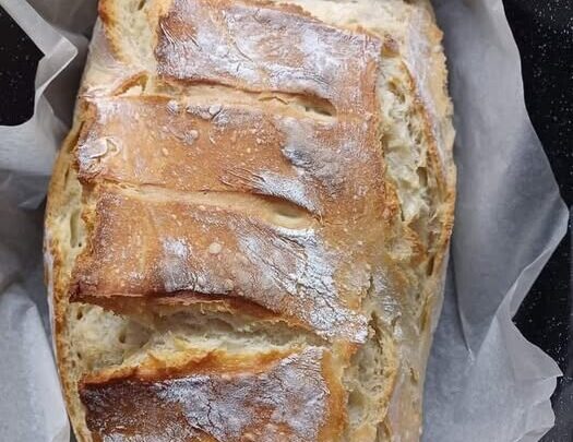 Το πιο εύκολο σπιτικό ψωμί – χωρίς ζύμωμα, χωρίς κόπο